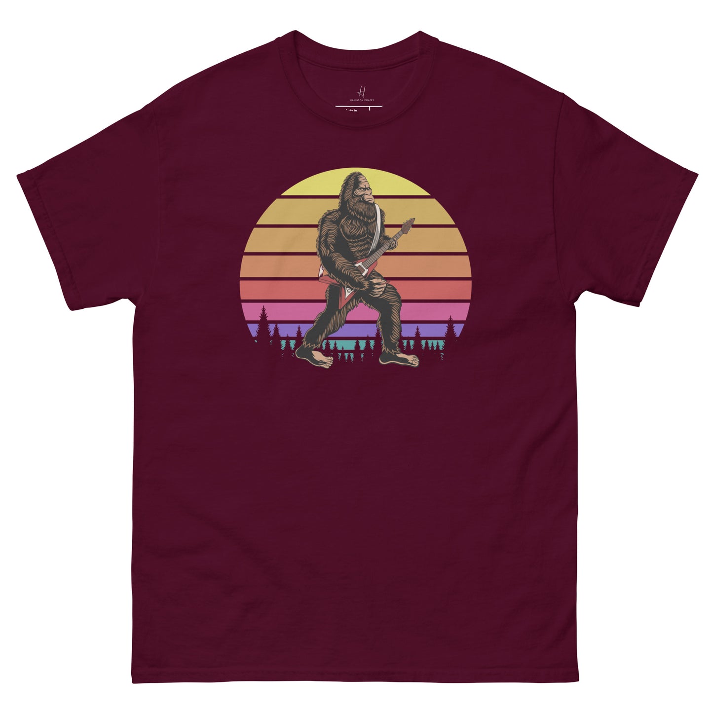 Klassisches T-Shirt für jeden Tag – Bigfoot Rock Star