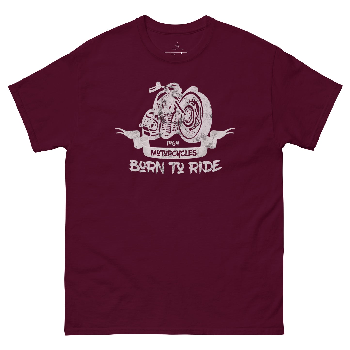 Klassisches T-Shirt für jeden Tag – Born to Ride