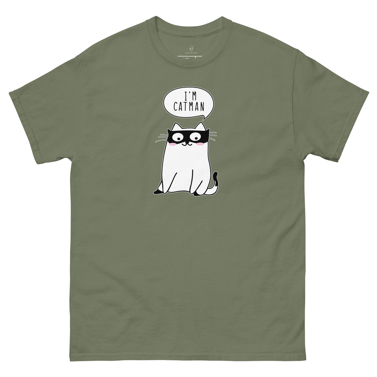 毎日快適に過ごせるクラシックTシャツ - 私はキャットマン