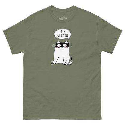 毎日快適に過ごせるクラシックTシャツ - 私はキャットマン