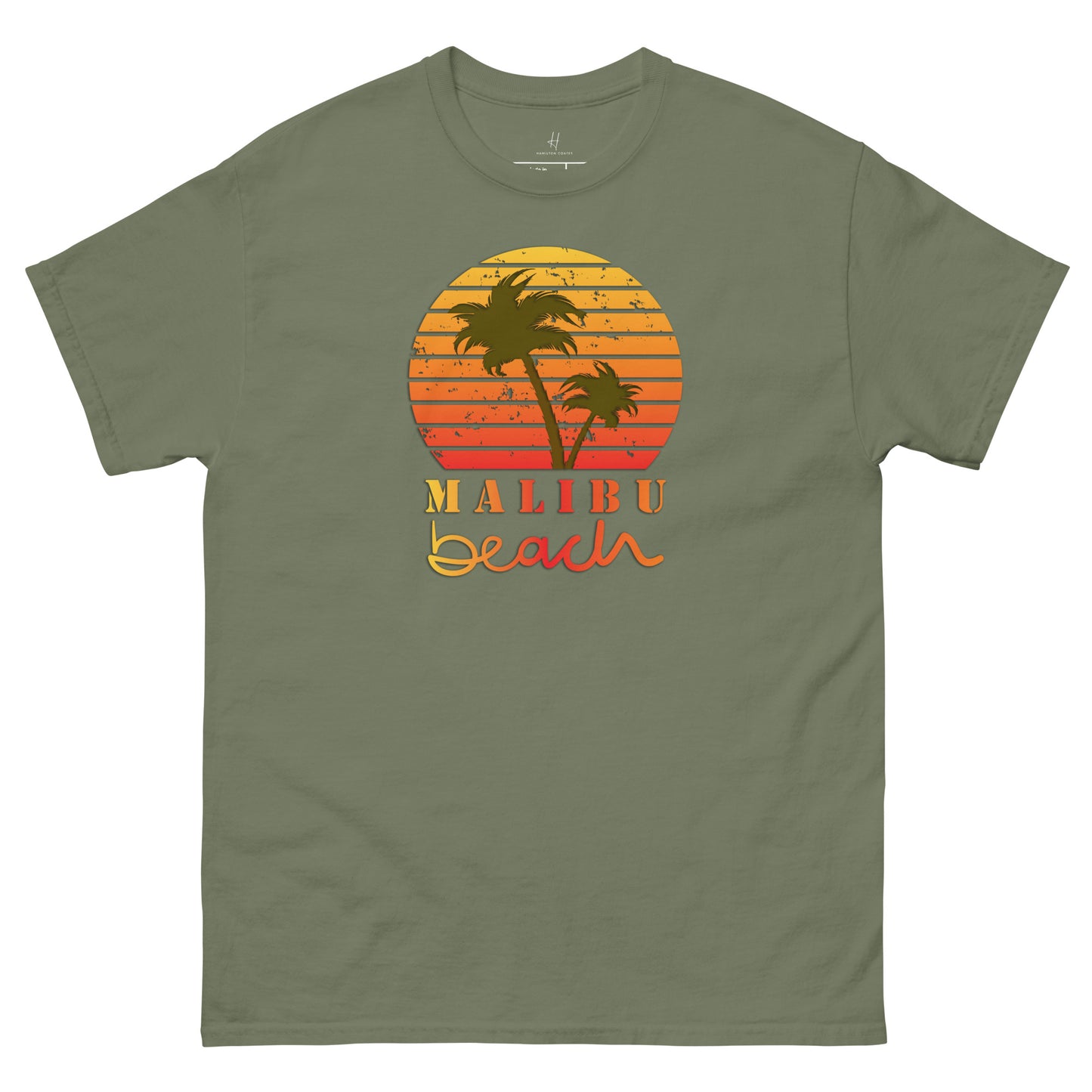 Klassisches T-Shirt für jeden Tag – Malibu Beach