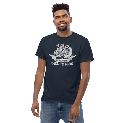 Klassisches T-Shirt für jeden Tag – Born to Ride