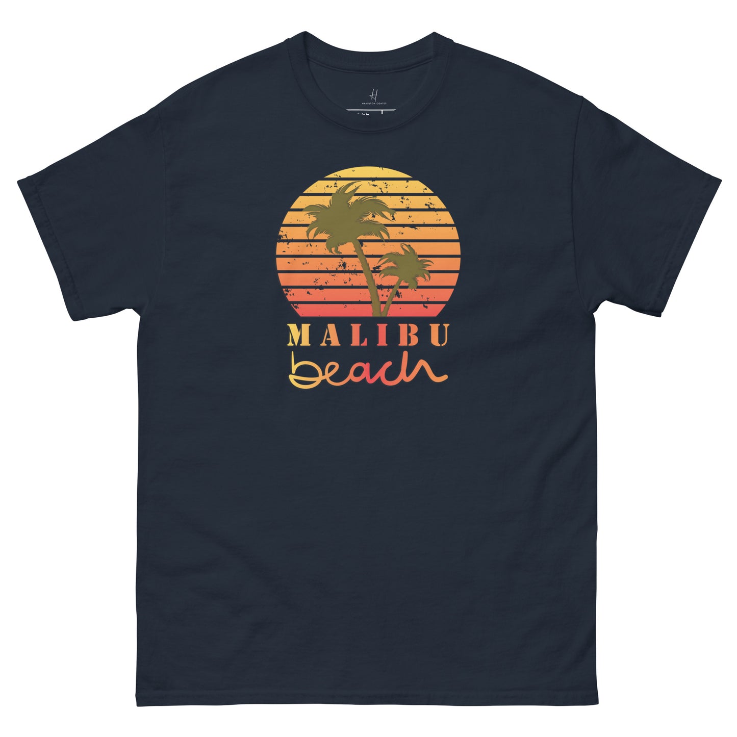 Klassisches T-Shirt für jeden Tag – Malibu Beach