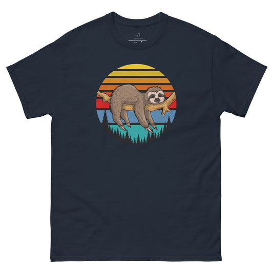 Klassisches T-Shirt für jeden Tag – Faules Faultier