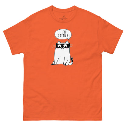 毎日快適に過ごせるクラシックTシャツ - 私はキャットマン