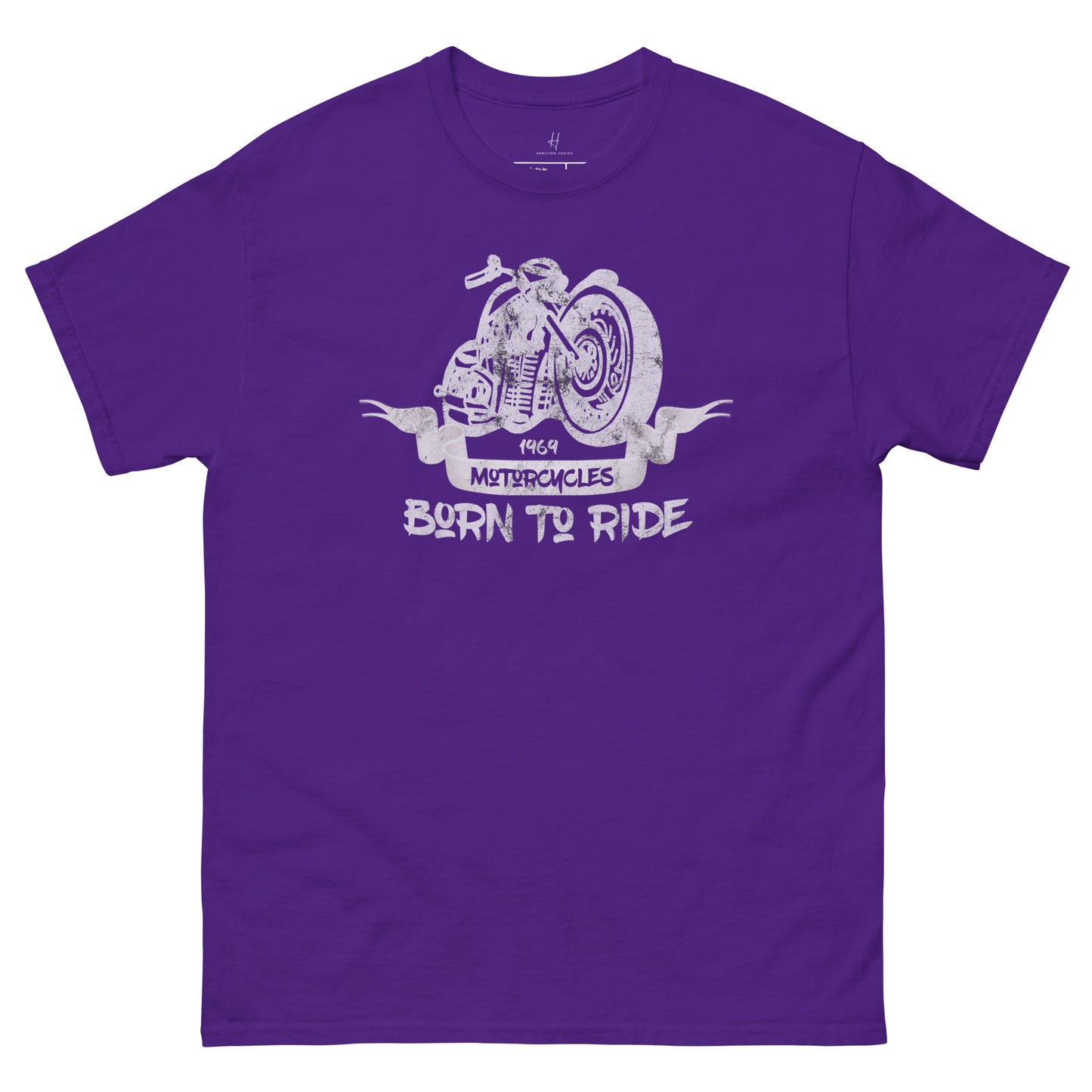 Klassisches T-Shirt für jeden Tag – Born to Ride