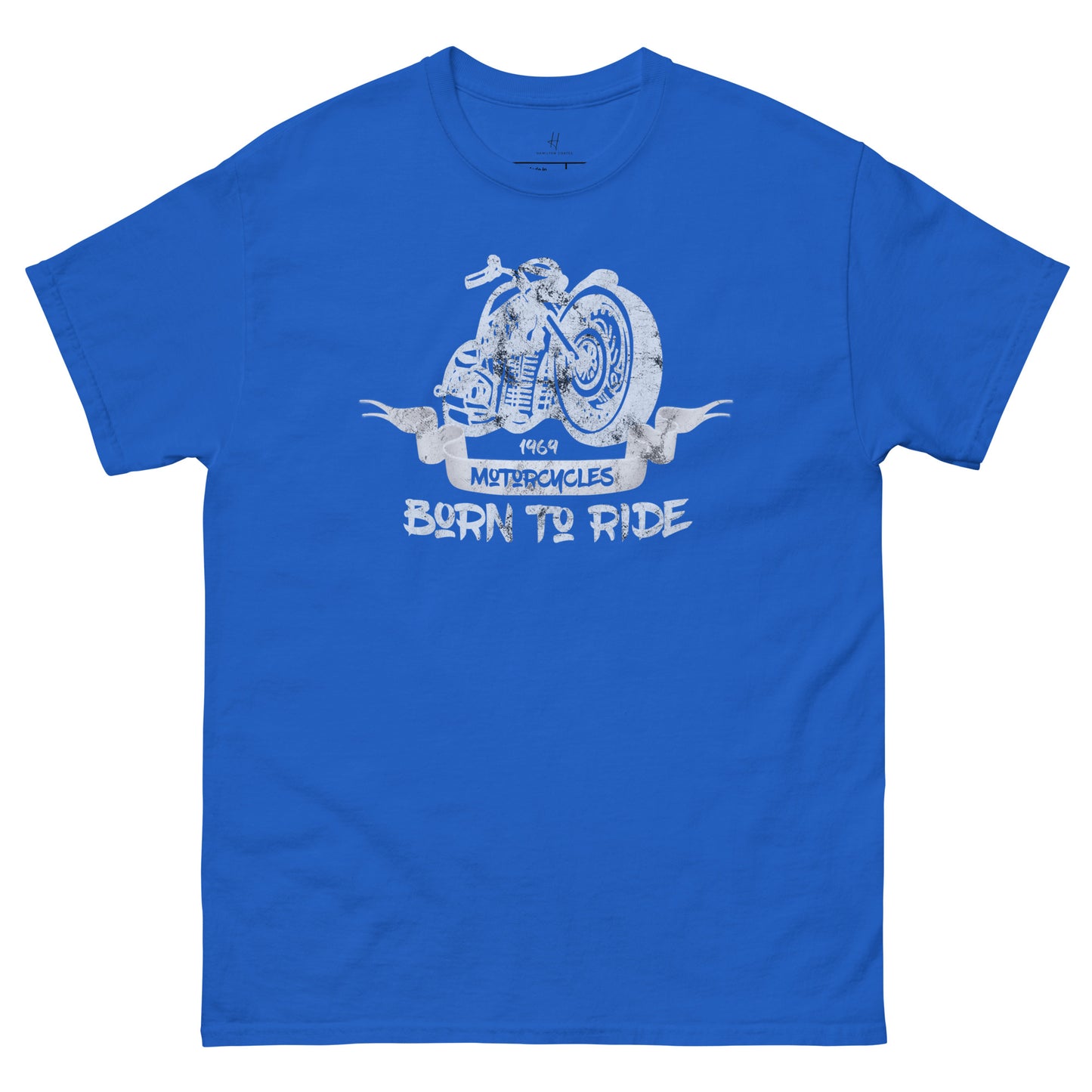 Klassisches T-Shirt für jeden Tag – Born to Ride