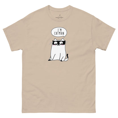 毎日快適に過ごせるクラシックTシャツ - 私はキャットマン