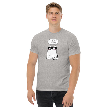 毎日快適に過ごせるクラシックTシャツ - 私はキャットマン
