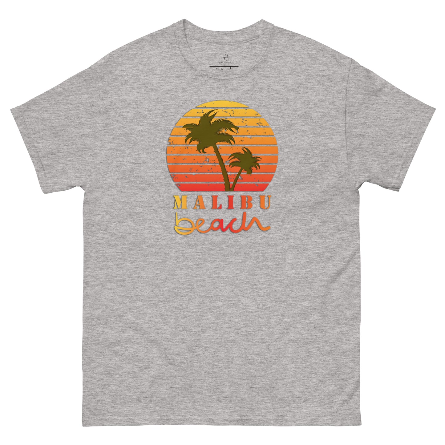 Klassisches T-Shirt für jeden Tag – Malibu Beach