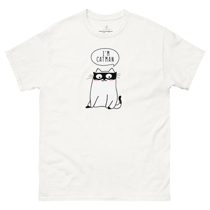 毎日快適に過ごせるクラシックTシャツ - 私はキャットマン