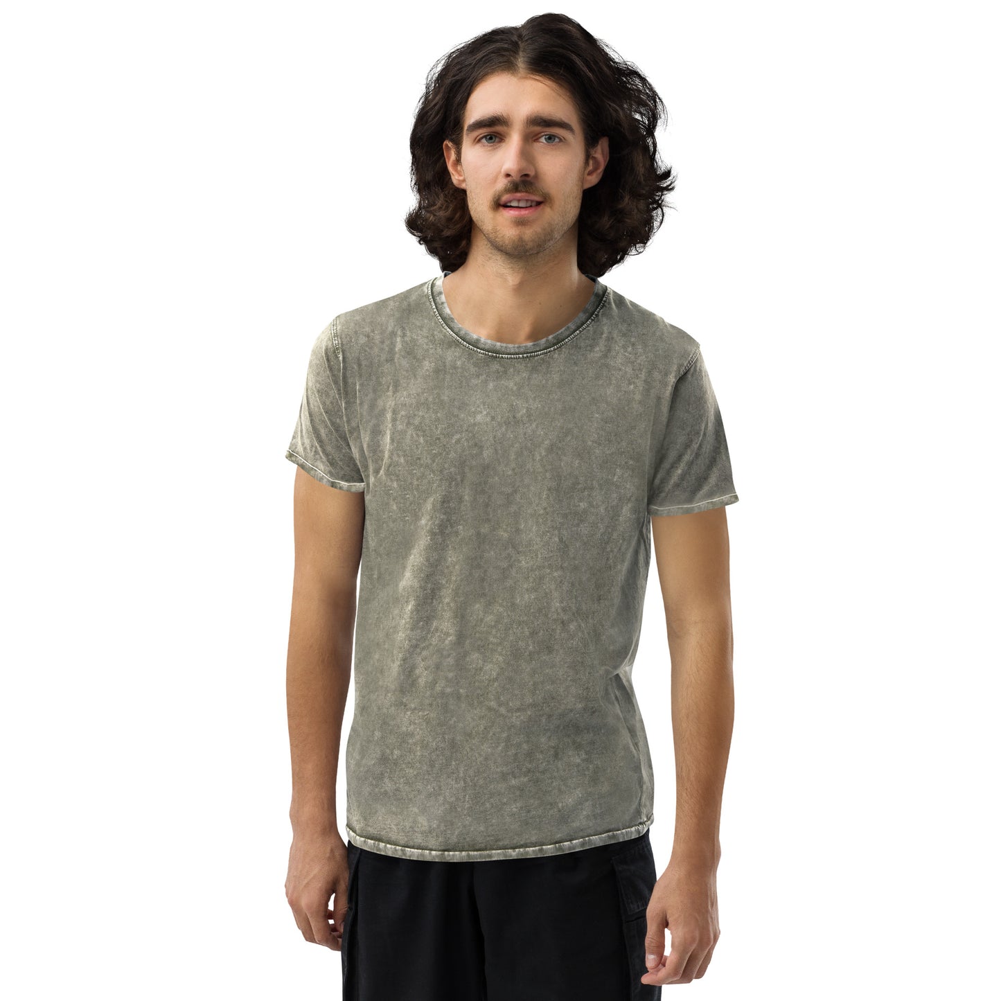 The Essential Denim T-Shirt - Dark Army Green