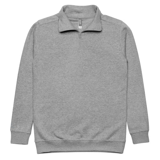 Fleece-Sweatshirt mit Viertelreißverschluss für Herren