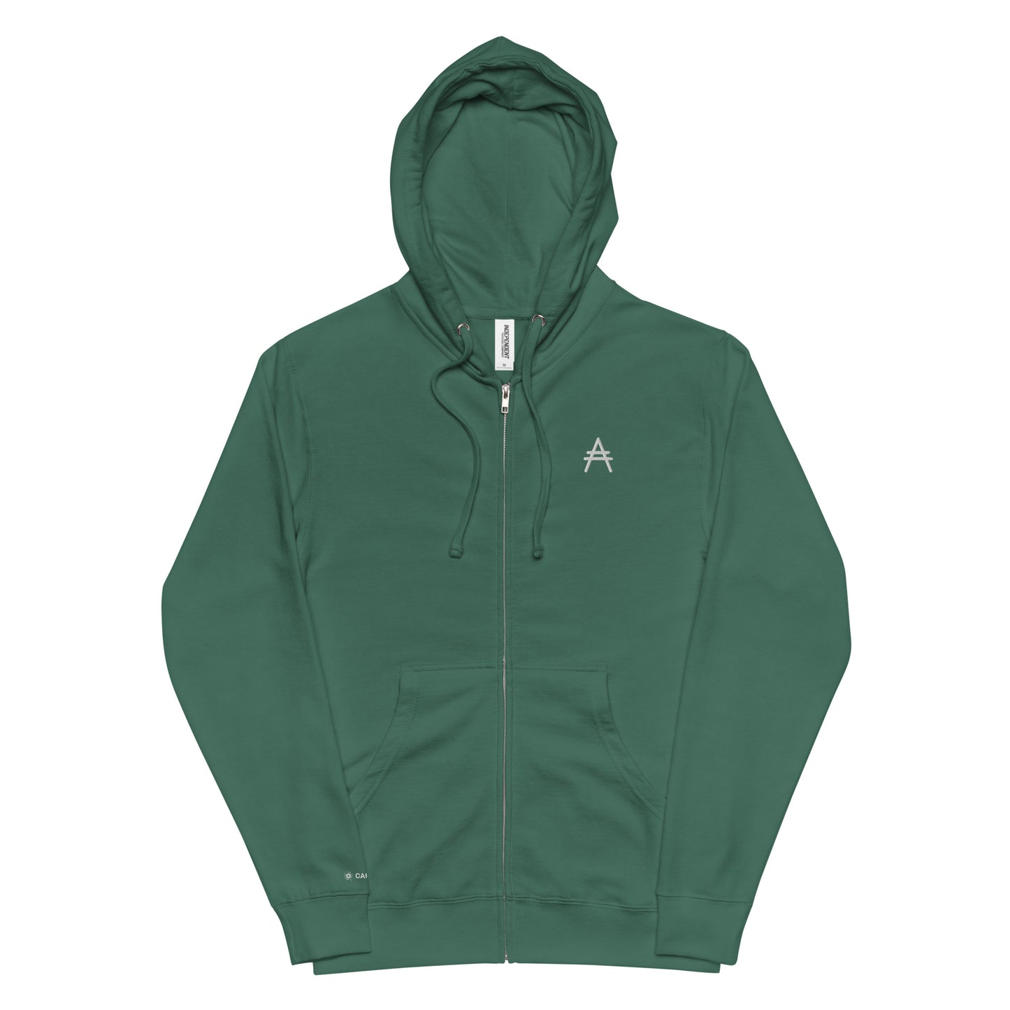 Unisex Fleece Zip Up Hoodie - Ada Logo