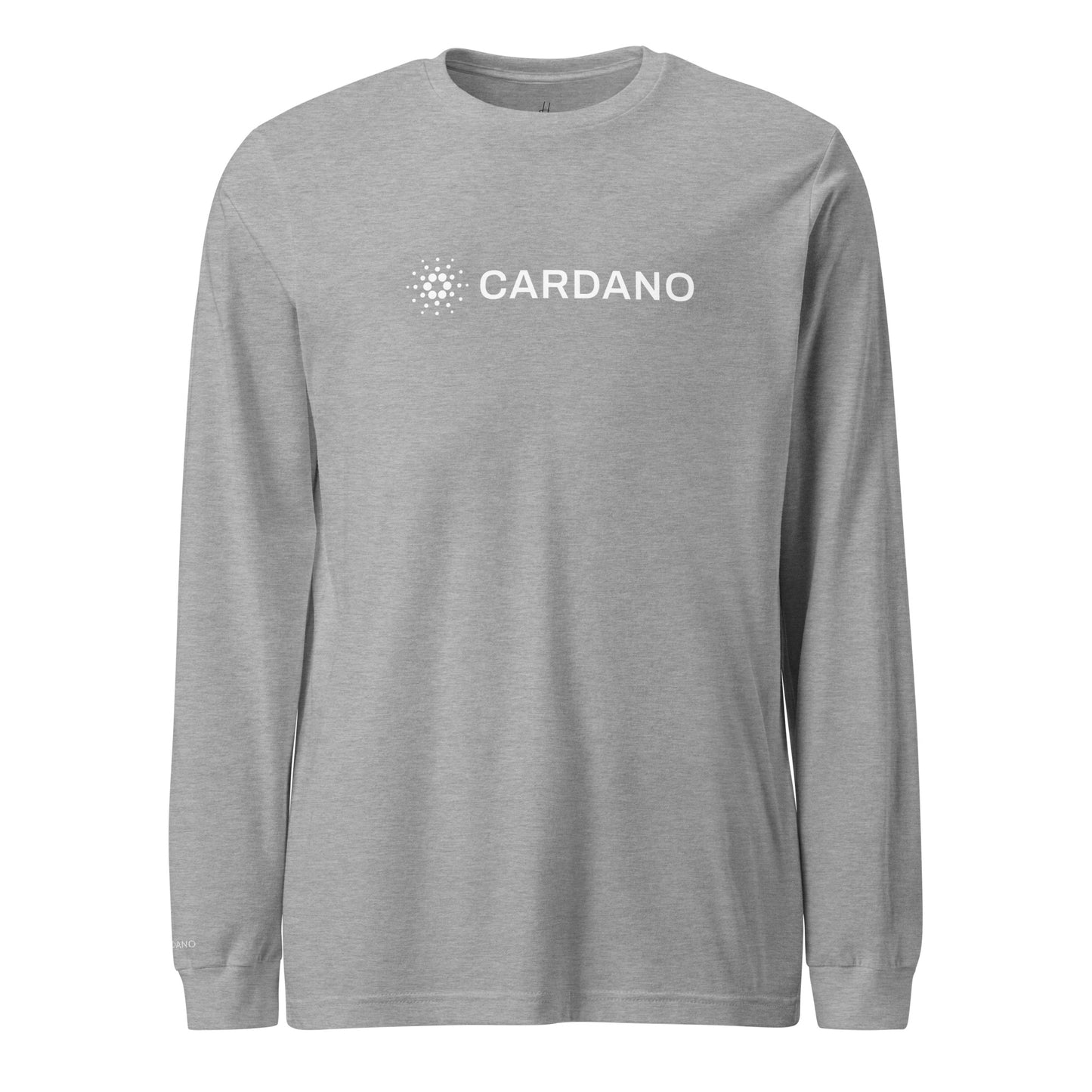 Unisex Long Sleeve Tee - Large Cardano Logo, Inline
