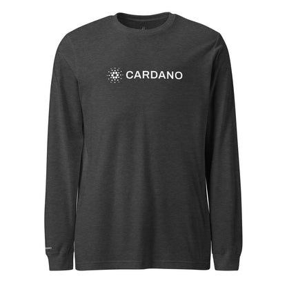 Unisex Long Sleeve Tee - Large Cardano Logo, Inline
