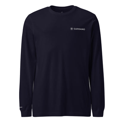 Unisex Long Sleeve Tee - Cardano Logo, Inline