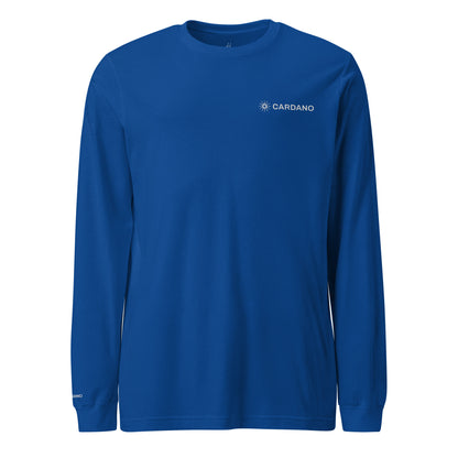 Unisex Long Sleeve Tee - Cardano Logo, Inline