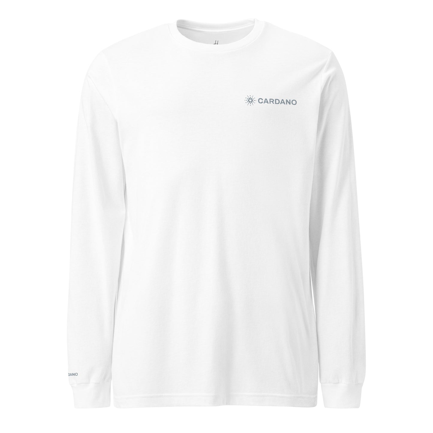 Unisex Long Sleeve Tee - Cardano Logo, Inline