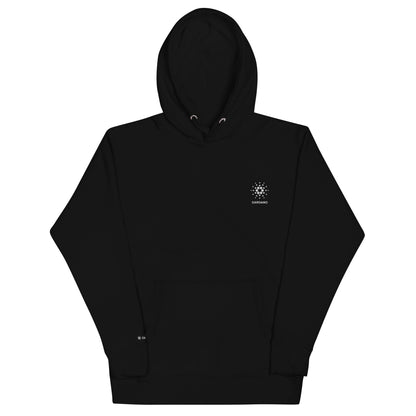 Unisex Premium Hoodie - Cardano Logo, Stacked