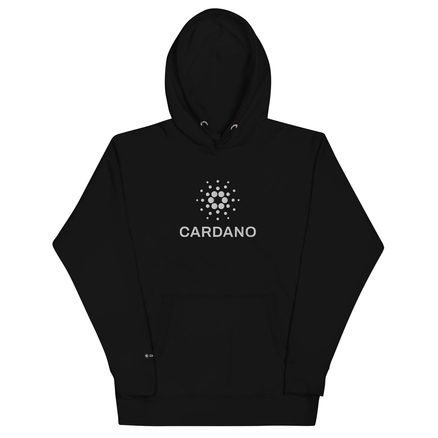 Unisex Premium Hoodie - Large Cardano Logo, Stacked