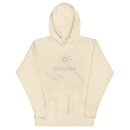 Unisex Premium Hoodie - Large Cardano Logo, Stacked