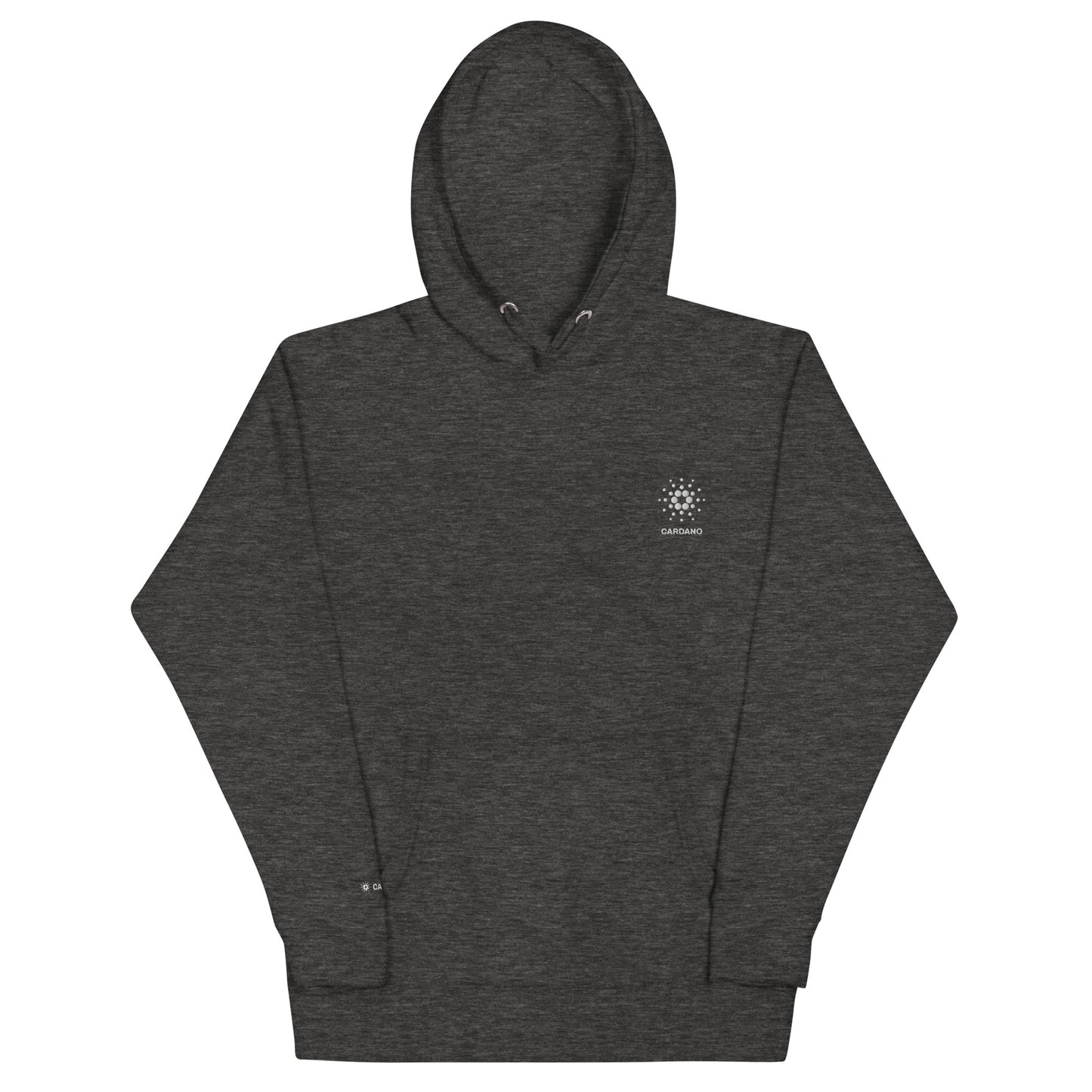 Unisex Premium Hoodie - Cardano Logo, Stacked