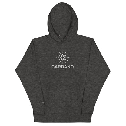 Unisex Premium Hoodie - Large Cardano Logo, Stacked