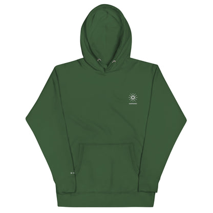 Unisex Premium Hoodie - Cardano Logo, Stacked