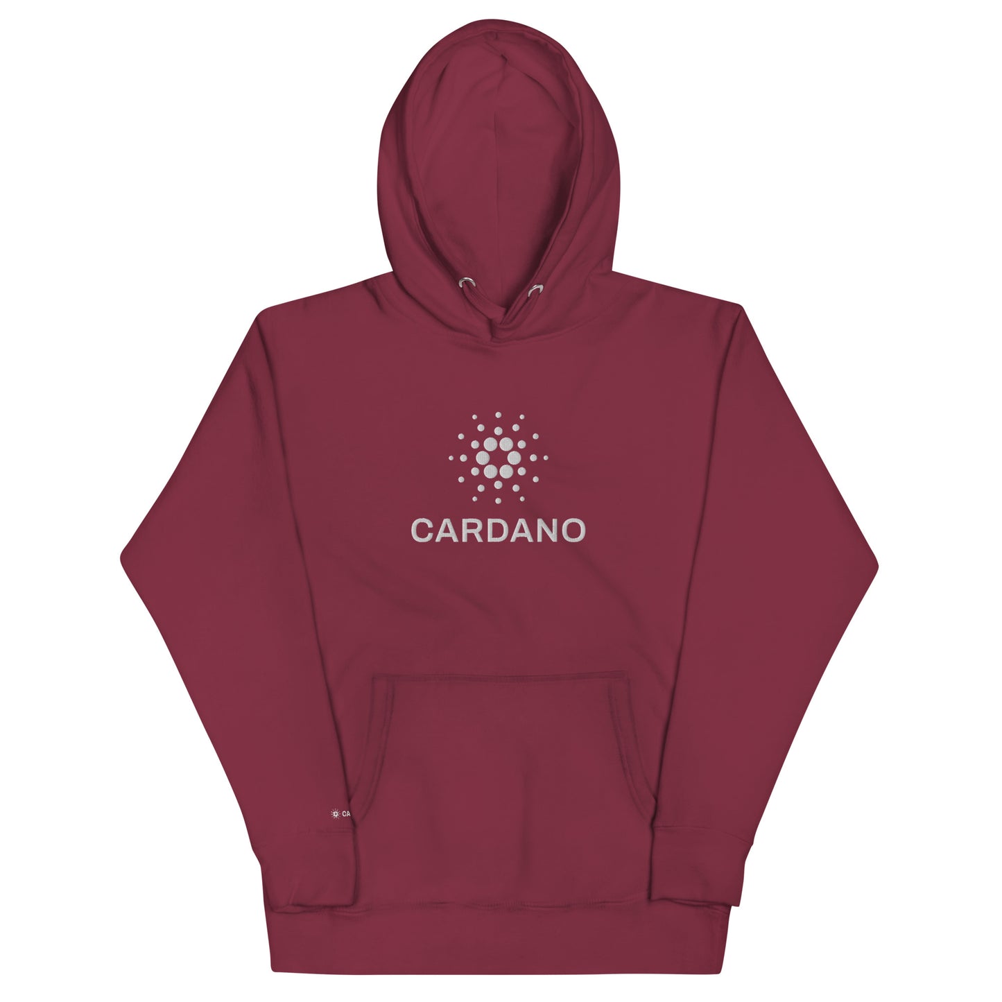 Unisex Premium Hoodie - Large Cardano Logo, Stacked