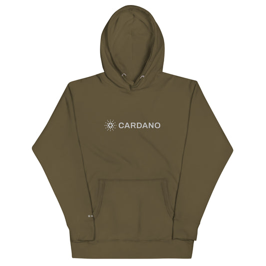 Unisex Premium Hoodie - Large Cardano Logo, Inline