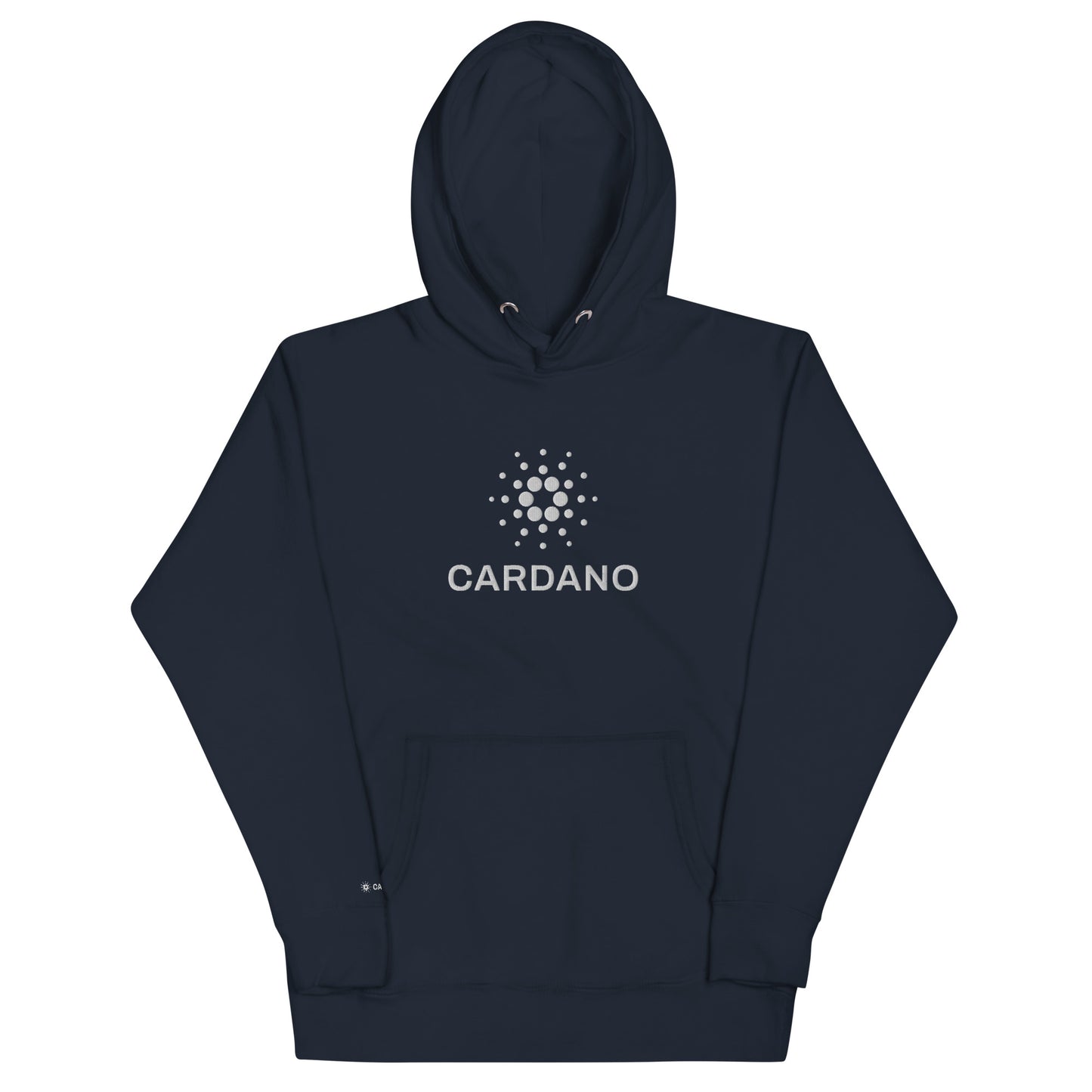 Unisex Premium Hoodie - Large Cardano Logo, Stacked