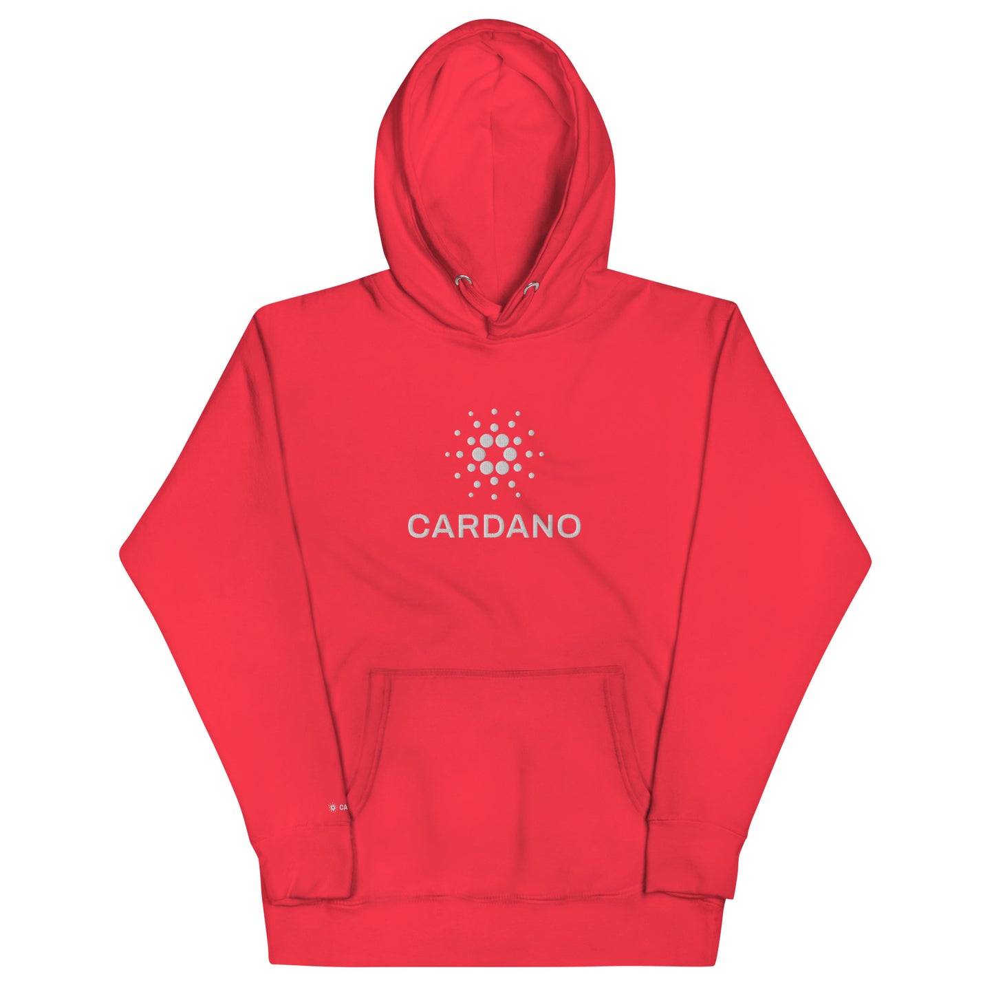 Unisex Premium Hoodie - Large Cardano Logo, Stacked