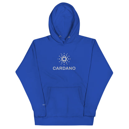 Unisex Premium Hoodie - Large Cardano Logo, Stacked