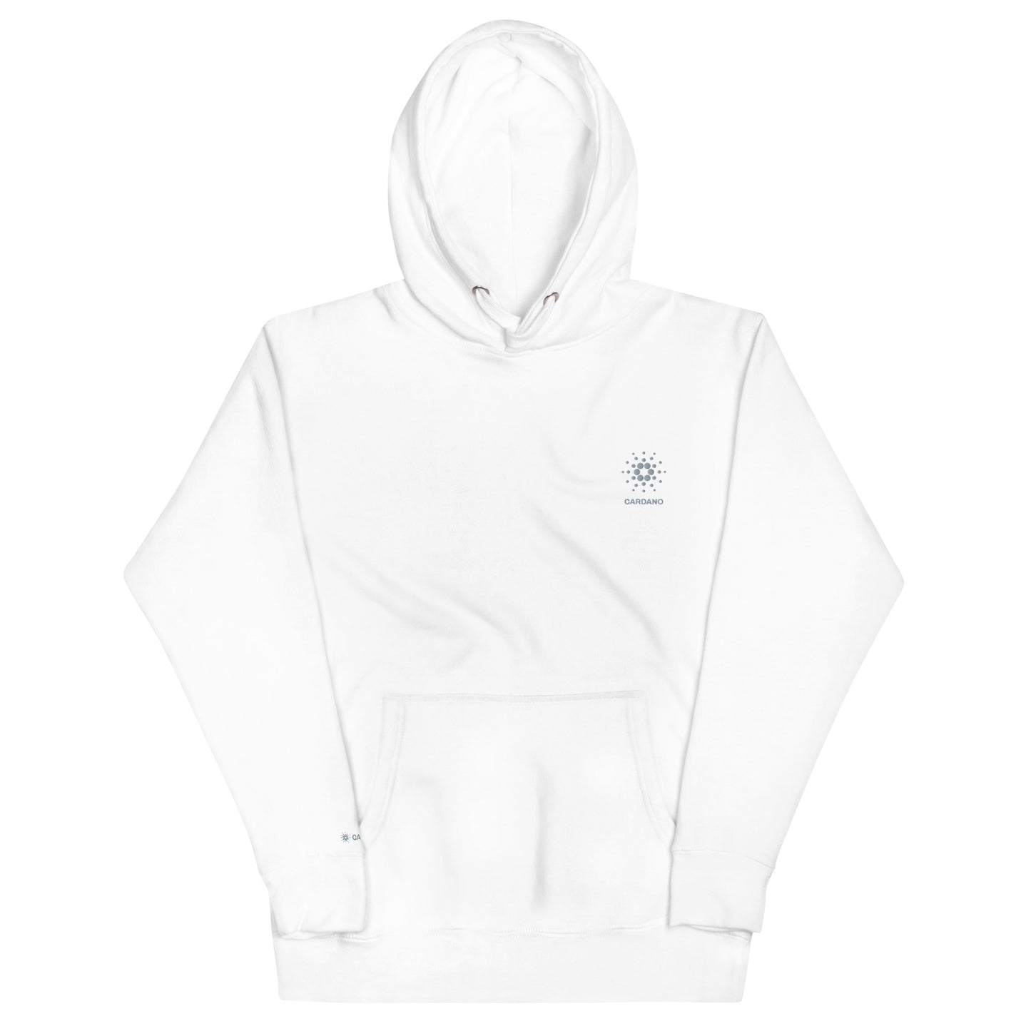 Unisex Premium Hoodie - Cardano Logo, Stacked