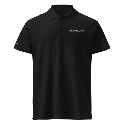Unisex Premium Piqué Polo - Cardano Logo, Inline