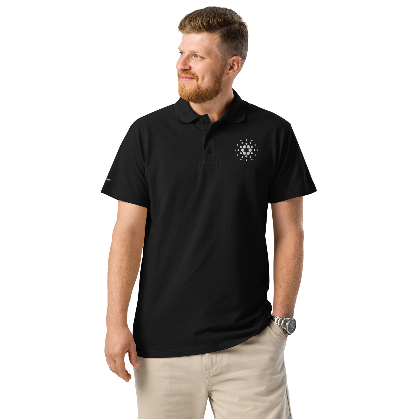 Unisex Premium Piqué Polo - Cardano Hypocycloid