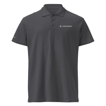 Unisex Premium Piqué Polo - Cardano Logo, Inline