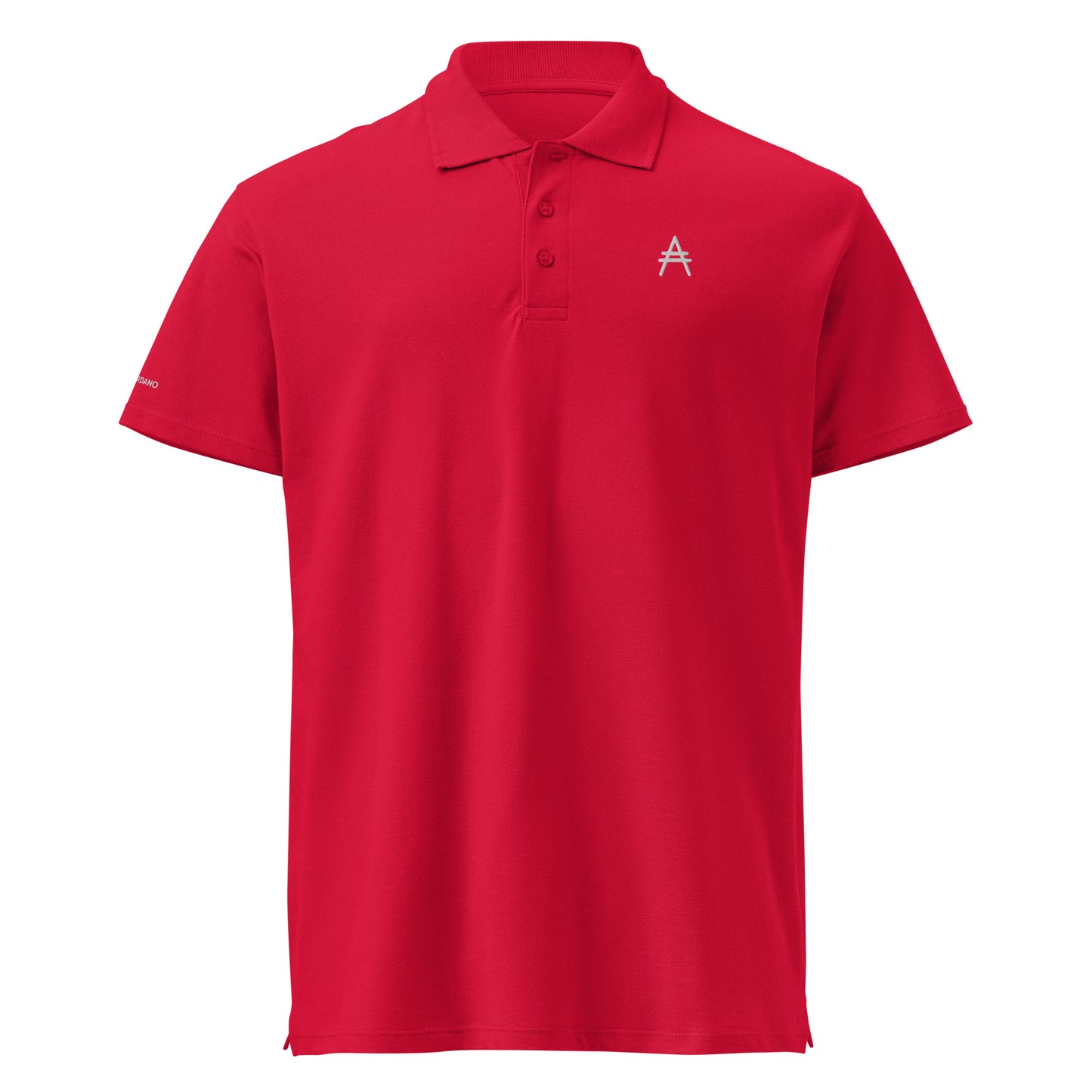 Unisex Premium Piqué Polo - Ada Logo