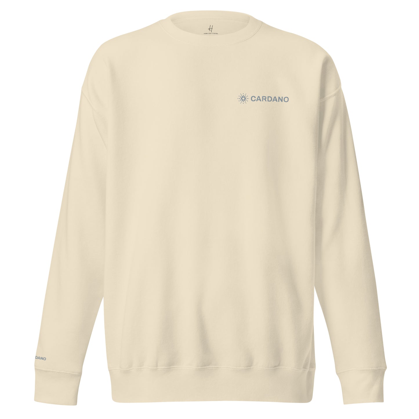 Unisex Premium Sweatshirt - Cardano Logo, Inline