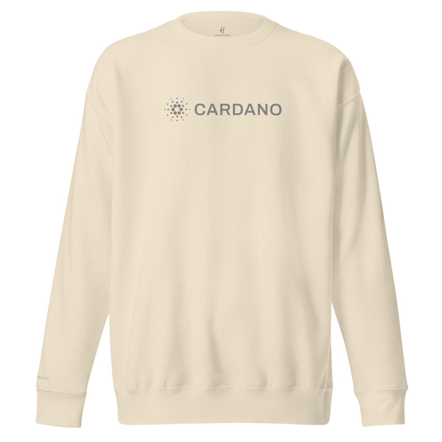 Unisex Premium Sweatshirt - Large Cardano Logo, Inline