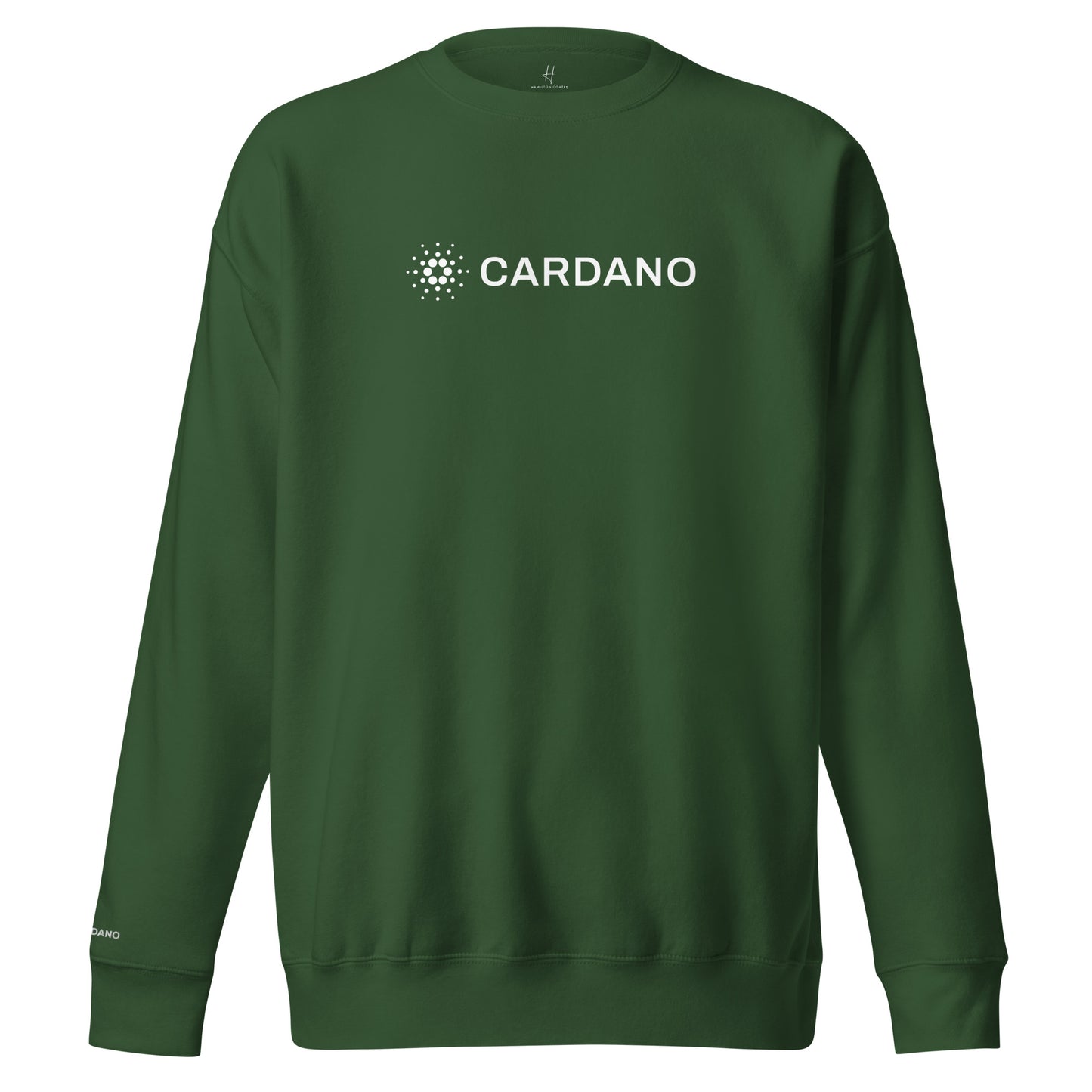 Unisex Premium Sweatshirt - Large Cardano Logo, Inline