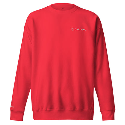 Unisex Premium Sweatshirt - Cardano Logo, Inline