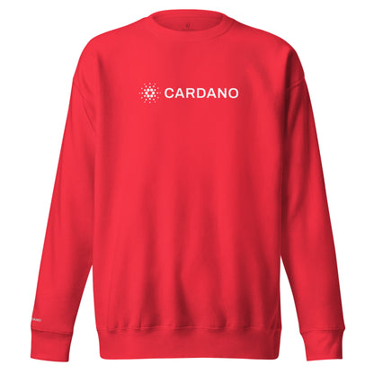 Unisex Premium Sweatshirt - Large Cardano Logo, Inline