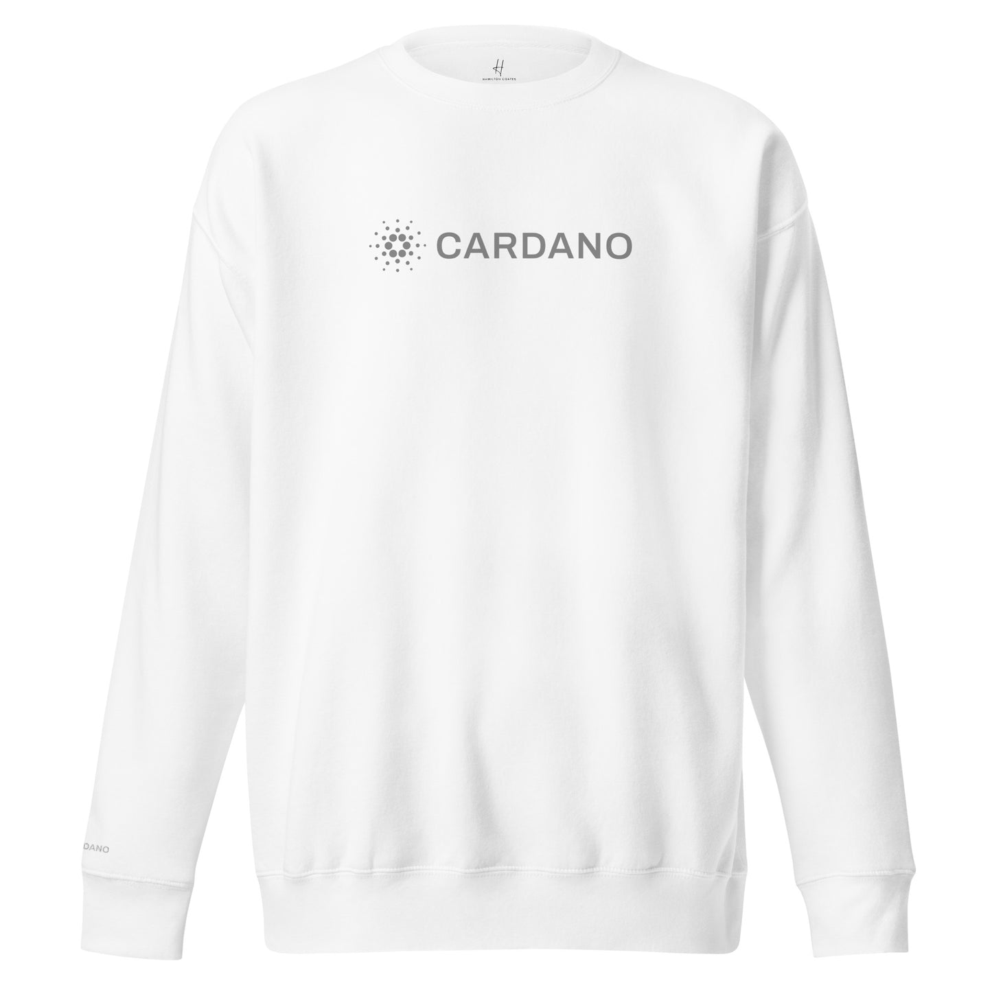Unisex Premium Sweatshirt - Large Cardano Logo, Inline