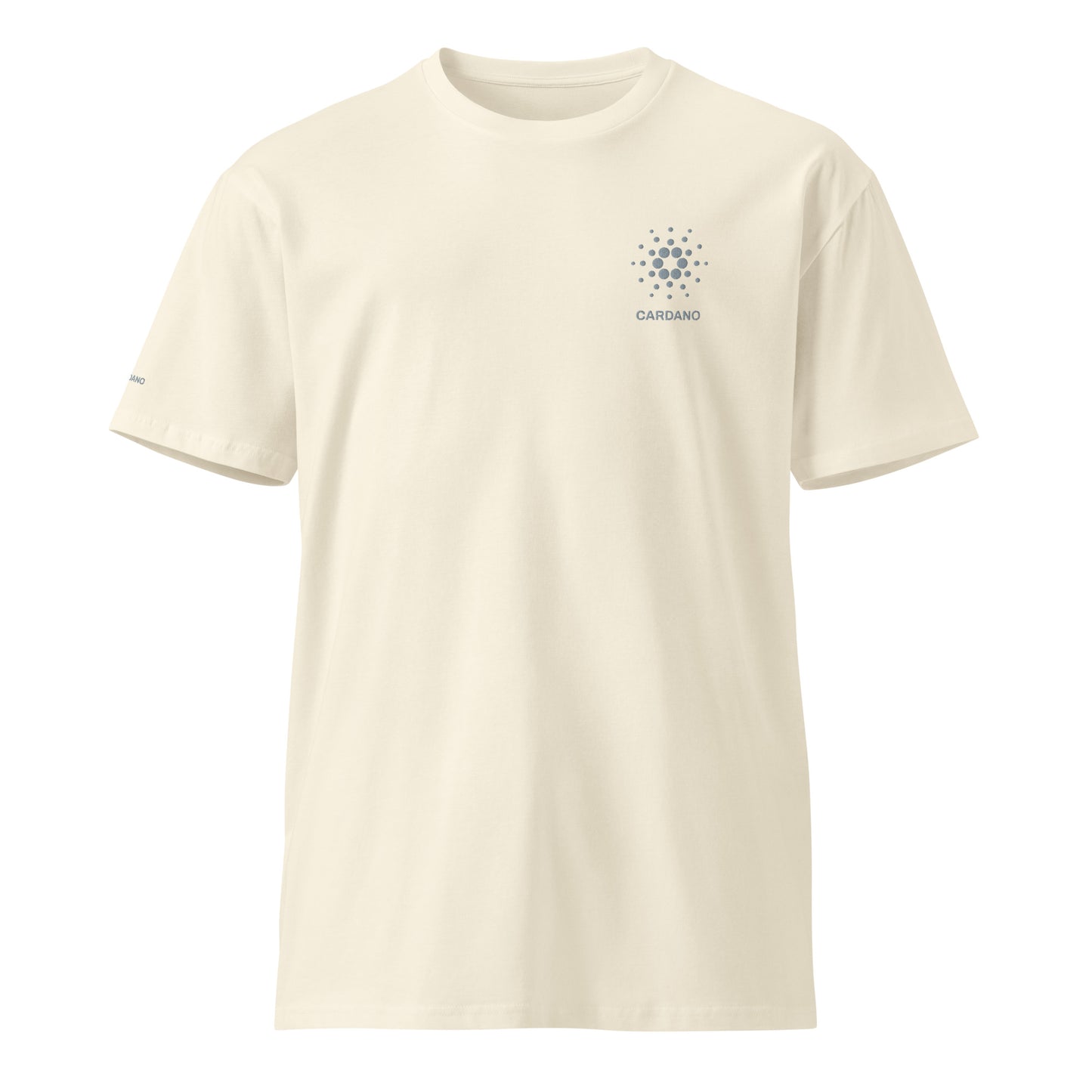 Unisex Comfort T-Shirt - Cardano Logo, Stacked