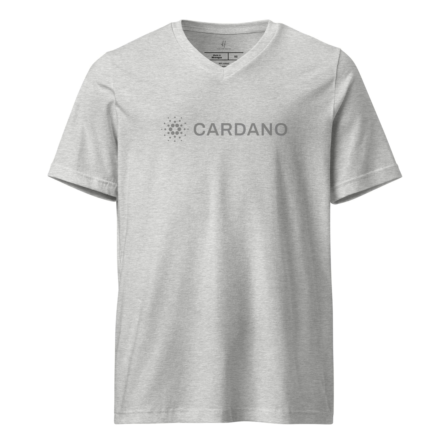 Unisex Signature V-Neck T-Shirt - Large Cardano Logo, Inline
