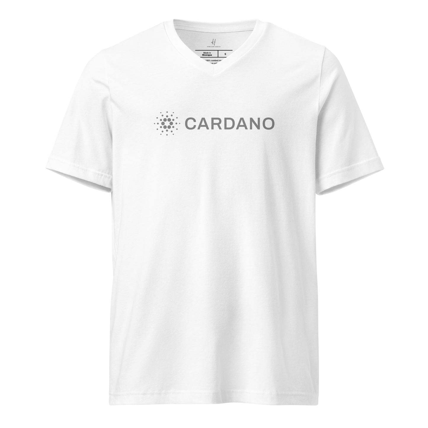 Unisex Signature V-Neck T-Shirt - Large Cardano Logo, Inline