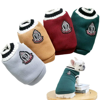 FurryFrat College Style Dog Coat