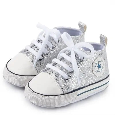 Twinkle Toes High Top Glitter Shoes